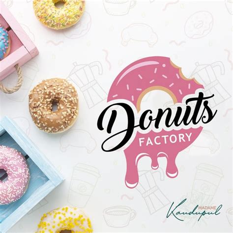 Donuts Logo Design Instant Digital Download PDF & EPS File. - Etsy