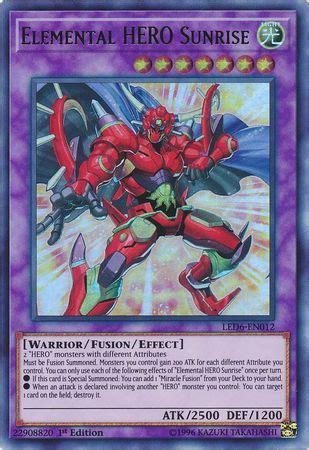 Elemental HERO Sunrise - Yugioh | TrollAndToad