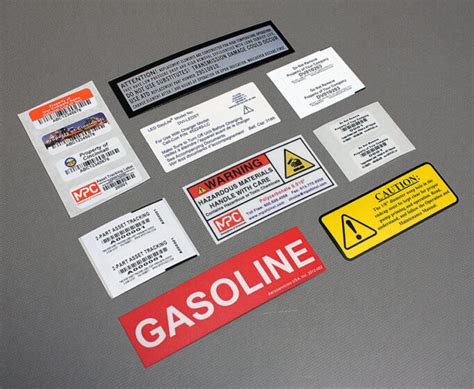 Plastic Labels and Plastic Equipment Tags - MPC