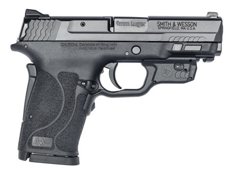 Smith & Wesson M&P9 Shield EZ 9mm Pistol with Red Laser, Black (12439 ...