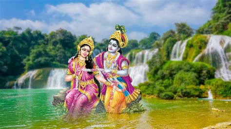 Radha Krishna Desktop Wallpaper 1920x1080p Free Download for Laptop and pc