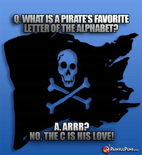 Pirate Jokes, Irate Pirate Puns, Arr! Humor 7 | PainfulPuns.com