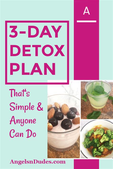 A 3-Day Detox Plan That's Simple & Anyone Can Do - Angels n Dudes