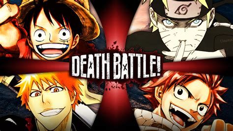 Luffy vs Naruto vs Ichigo vs Natsu (One Piece vs Naruto vs Bleach vs Fairy Tail) : r ...