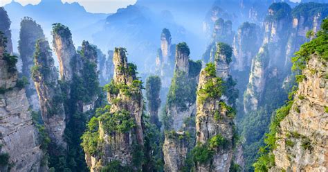 China's Incredible Stone Pillars Inspired 'Avatar' Scenery