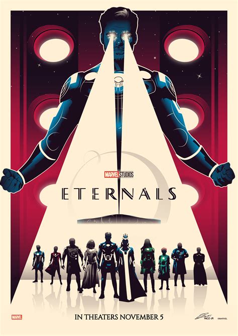 Marvel Studios ETERNALS Poster Art | Poster By Rico Jr