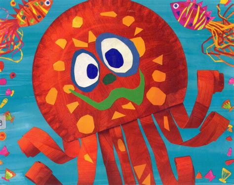 Paper plate octopus idea | Octopus crafts, Ocean crafts, Ocean theme crafts