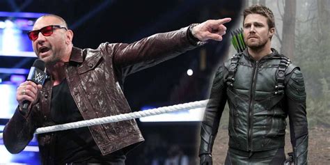 Dave Bautista Fires Back at Stephen Amell Over WrestleMania Comments