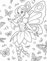 Free Fairy Coloring Pages For Kids And Adults  AllFreeKidsCraftscom sketch template