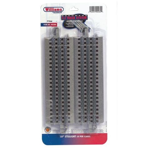 Bachmann Industries O Steel E-Z 10" Straight (4) for Track & Accessories at discount price ...