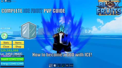 COMPLETE ICE FRUIT PVP GUIDE | Blox Fruits - YouTube
