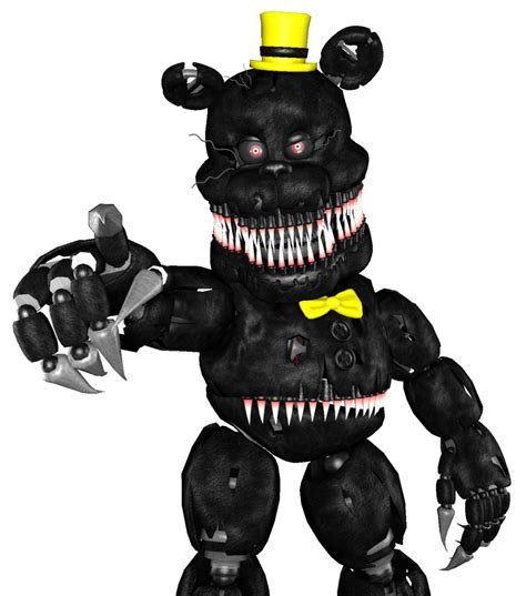 Image - Nightmare (secret render found in FNAF4 files).png | Five ...