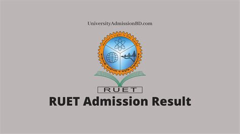 RUET Admission Result 2022