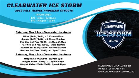 Welcome | Clearwater Ice Storm 2019 Fall Travel Program Tryouts | Clearwater Ice Storm