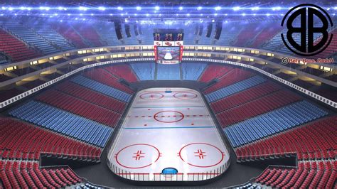 Ice Hockey Arena Version 2 - 3D Model by Behr Bros