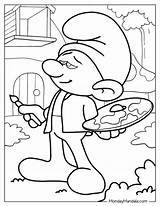 34 Smurf Coloring Pages Free PDF Printables sketch template