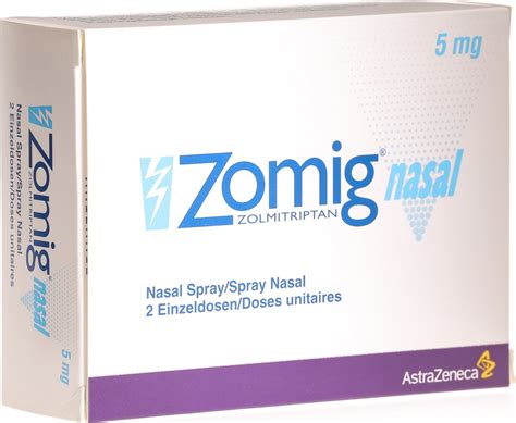 Zomig Nasal Nasenspray 5mg Monodosis 2 Stück in der Adler Apotheke