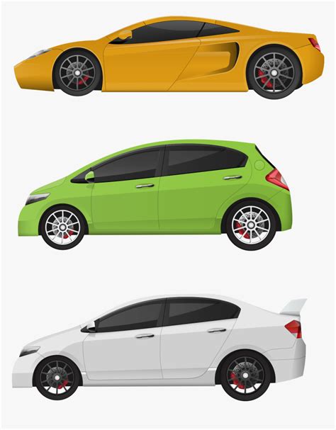 Clip Art Race Car Side View - Car Vector Side Png, Transparent Png , Transparent Png Image - PNGitem