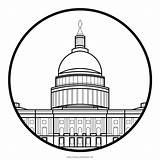 Washington Dc Coloring Page  Ultra Pages sketch template
