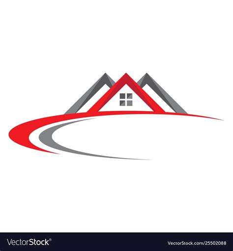 Property and construction logo design Royalty Free Vector , #Ad, #logo, #construction, #Property ...