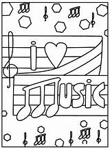 I Love Music Coloring Page  Free Printable Pages sketch template