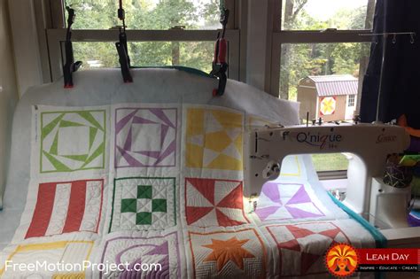 The Free Motion Quilting Project: Three Easy Longarm Quilting Designs