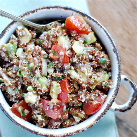 Red Quinoa Salad - Essential Vegan