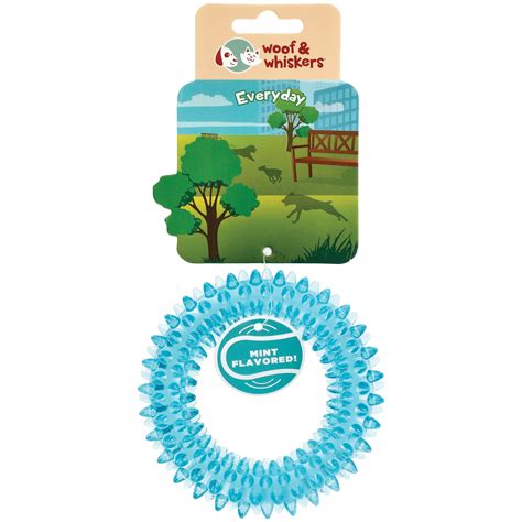 Woof & Whiskers Spiky Minty Ring Dog Toy - Shop Chew toys at H-E-B