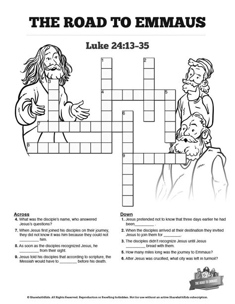 View Coloring Page Road To Emmaus Pictures ~ Coloring Page
