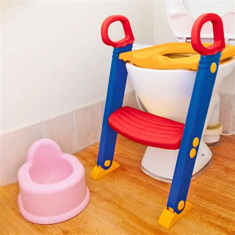Buy Taylor & Brown® Baby Toddler Ladder Step Potty Training Toilet Seat / Potty train ladder ...