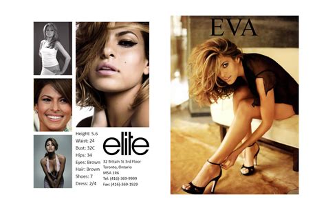 Nicole Camposeo's Portfolio !: EVA MENDES COMP CARD