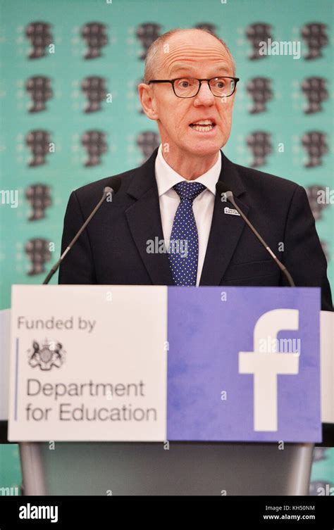 Minister for Schools Nick Gibb talks during an anti-bullying photocall ...