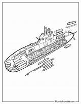 20 Submarine Coloring Pages Free PDF Printables sketch template