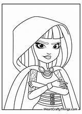 Ever After High Madeline Hatter Coloring Pages sketch template