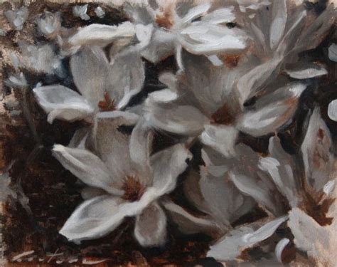 Japanese Magnolias - 8" x 10" original oil painting | Japanese magnolia ...