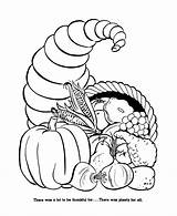 The First Thanksgiving Coloring page sheets Horn Of Plenty  sketch template