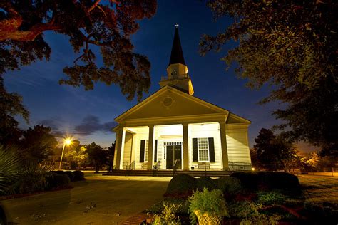 Belin Memorial UMC After Dark Photograph by Bill Barber - Fine Art America