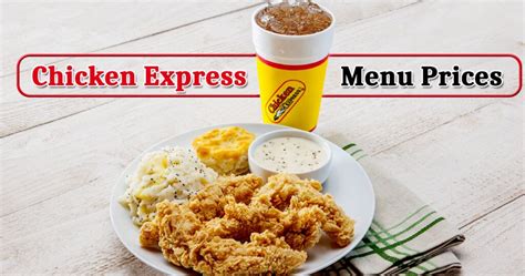 Chicken Express Menu Items With Prices And Hours