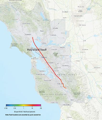 Hayward Fault Map, Risk, Activity & Earthquake Predictions | CEA ...