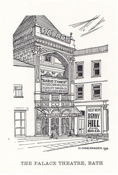 The Theatre Royal Brighton Painting Postcard: Manuscript / Paper ...