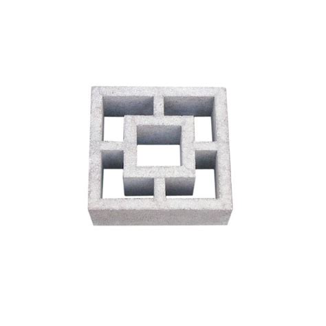 Tileco 12 in. x 4 in. x 12 in. #397 Concrete Decorative Screen Block 4S397 - The Home Depot