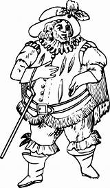 Vintage Comic Character  Big Musketeer coloring Page ColouringPages sketch template
