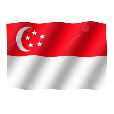 Singapore Flag, Singapore Day, Singapore Illustration, Singapore Vector PNG Transparent Clipart ...