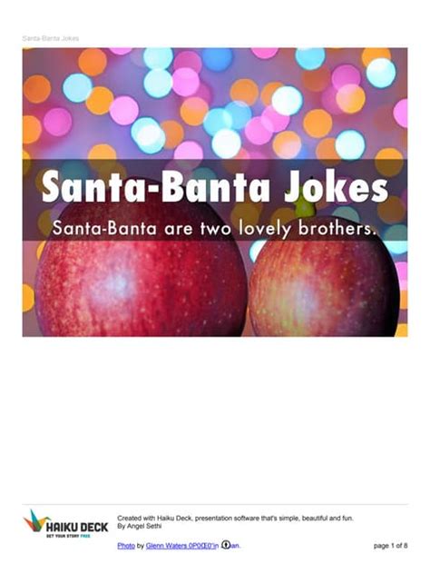 Santa banta jokes | PDF