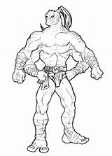 Mortal Kombat Cyrax Coloring Pages sketch template
