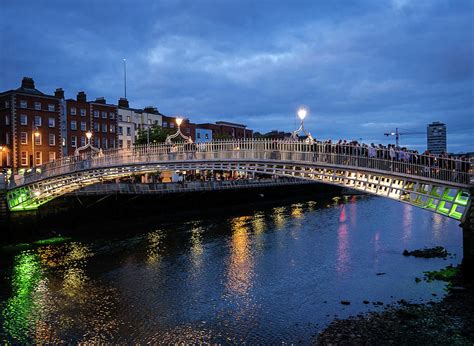 Dublin Pedestrian Bridge on the River Liffey Photograph by Maryann ...