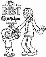Grandpa Coloring Pages sketch template