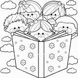 Coloring Pages Of Children Reading At GetColoringscom  Free Printable sketch template