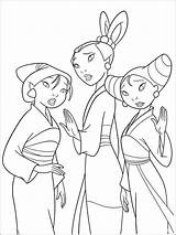 Mulan coloring Pages Download And print sketch template