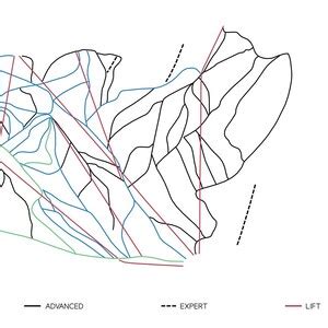 Snowbasin Ski Map, Snowbasin Trail Map 16x20, Snowbasin Map, Snowbasin Printable Wall Art ...